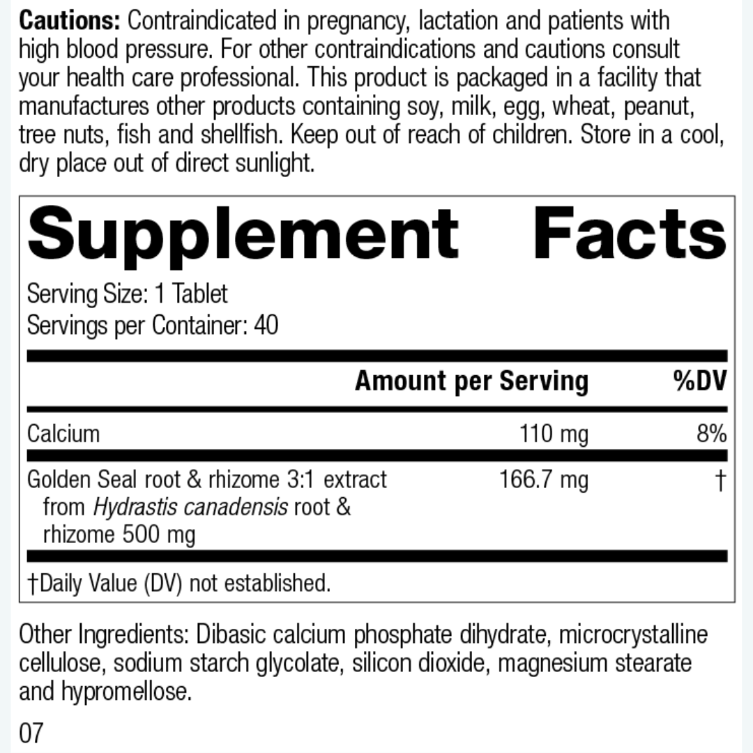 Golden Seal 500mg