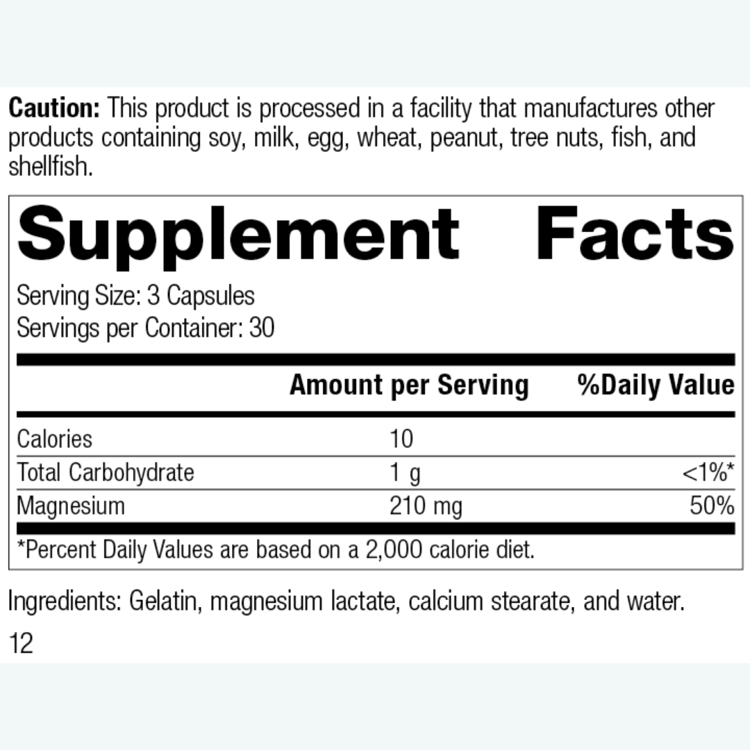 Magnesium Lactate