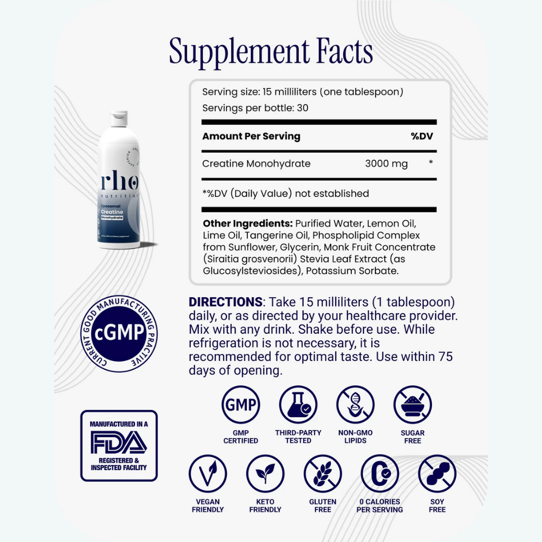 Liposomal Creatine Monohydrate